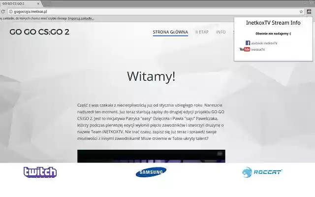 INET_EASY Stream Notifier from Chrome web store to be run with OffiDocs Chromium online INET_EASY Stream Notifier from Chrome web store to be run with OffiDocs Chromium online