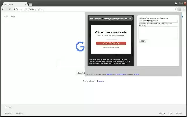 In Page Pop up Reporter from Chrome web store to be run with OffiDocs Chromium online In Page Pop up Reporter from Chrome web store to be run with OffiDocs Chromium online