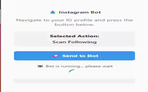 Instagram Bot Cookie Sender from Chrome web store to be run with OffiDocs Chromium online Instagram Bot Cookie Sender from Chrome web store to be run with OffiDocs Chromium online