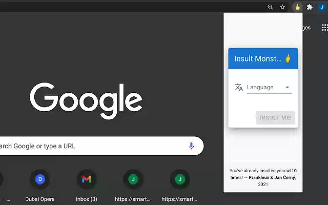 Insult Monster from Chrome web store to be run with OffiDocs Chromium online Insult Monster from Chrome web store to be run with OffiDocs Chromium online