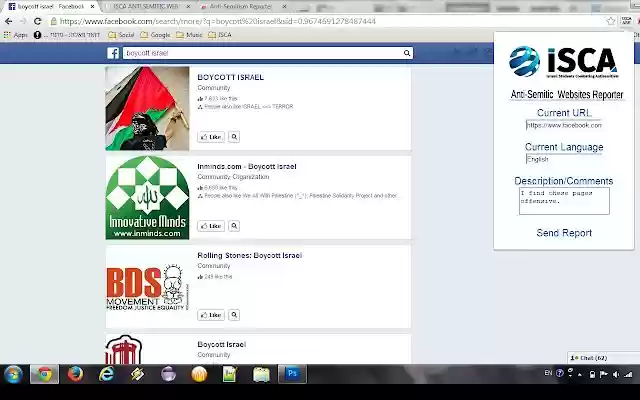 ISCA Anti Semitism Reporter from Chrome web store to be run with OffiDocs Chromium online ISCA Anti Semitism Reporter from Chrome web store to be run with OffiDocs Chromium online