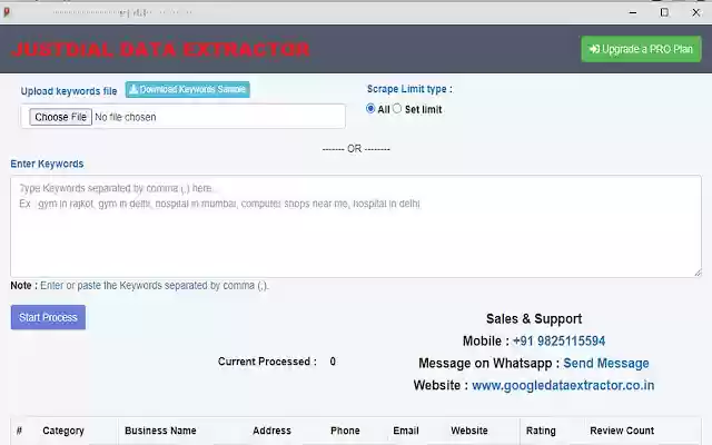 Justdial Business Scrapper from Chrome web store to be run with OffiDocs Chromium online Justdial Business Scrapper from Chrome web store to be run with OffiDocs Chromium online