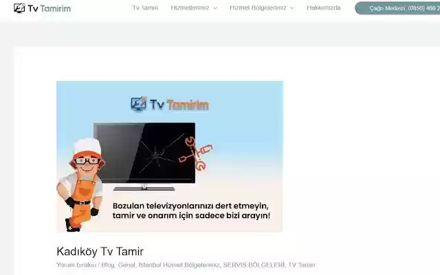 Kadıköy TV Servisi from Chrome web store to be run with OffiDocs Chromium online Kadıköy TV Servisi from Chrome web store to be run with OffiDocs Chromium online