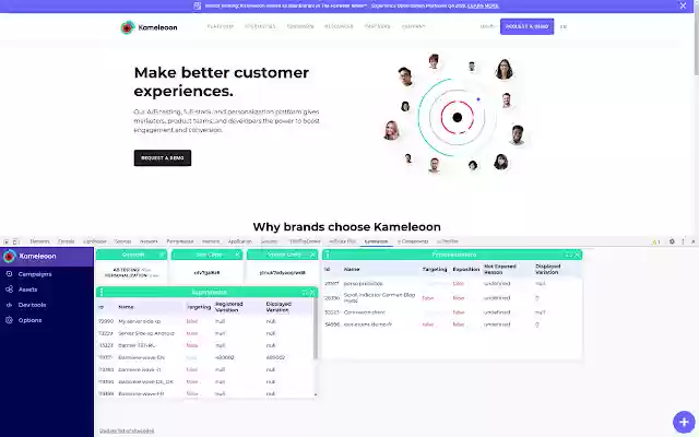 Kameleoon from Chrome web store to be run with OffiDocs Chromium online Kameleoon from Chrome web store to be run with OffiDocs Chromium online