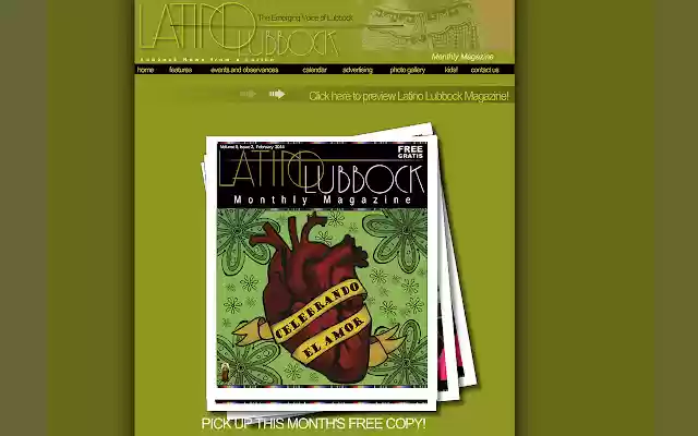 Latino Lubbock Magazine from Chrome web store to be run with OffiDocs Chromium online Latino Lubbock Magazine from Chrome web store to be run with OffiDocs Chromium online