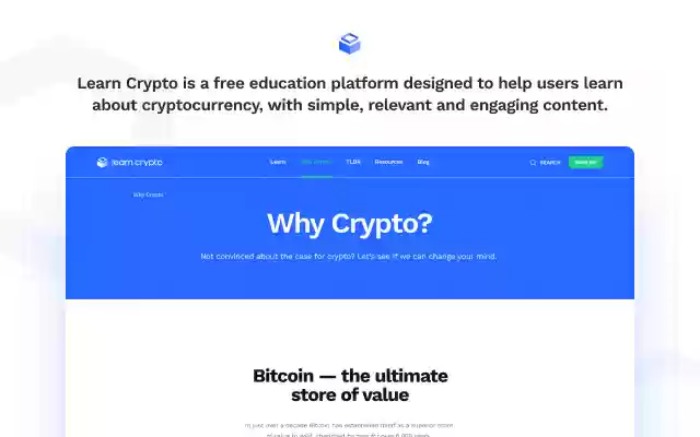 Learn Crypto from Chrome web store to be run with OffiDocs Chromium online Learn Crypto from Chrome web store to be run with OffiDocs Chromium online