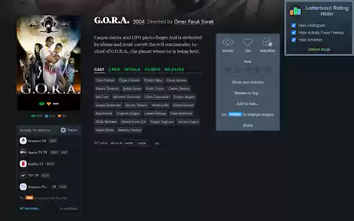 Letterboxd Rating Hider from Chrome web store to be run with OffiDocs Chromium online Letterboxd Rating Hider from Chrome web store to be run with OffiDocs Chromium online