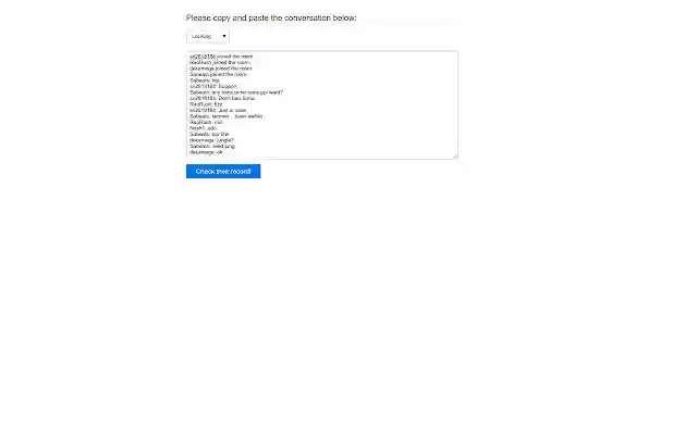LOLrecordChecker (Extension) from Chrome web store to be run with OffiDocs Chromium online LOLrecordChecker (Extension) from Chrome web store to be run with OffiDocs Chromium online