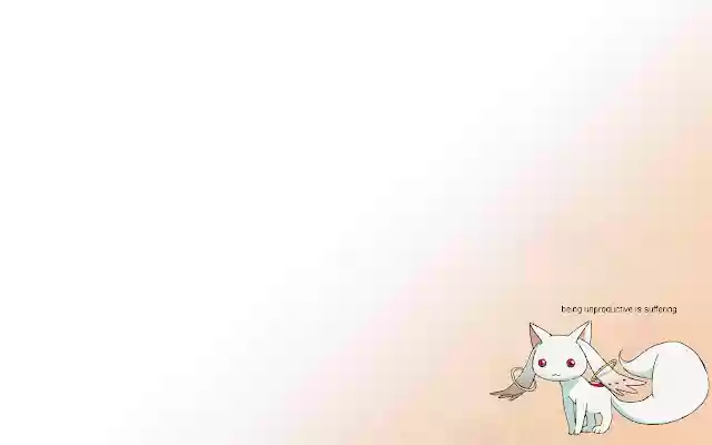 Madoka Magica Kyubey Motivational Theme from Chrome web store to be run with OffiDocs Chromium online Madoka Magica Kyubey Motivational Theme from Chrome web store to be run with OffiDocs Chromium online