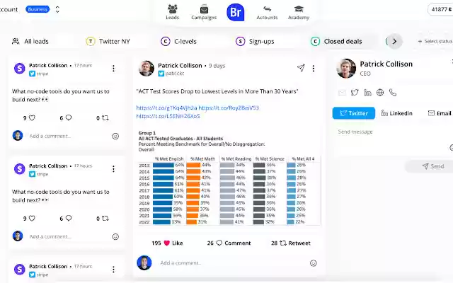Magic by Breakcold Social Selling CRM from Chrome web store to be run with OffiDocs Chromium online Magic by Breakcold Social Selling CRM from Chrome web store to be run with OffiDocs Chromium online