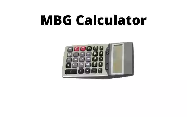 MBG Calculator from Chrome web store to be run with OffiDocs Chromium online MBG Calculator from Chrome web store to be run with OffiDocs Chromium online