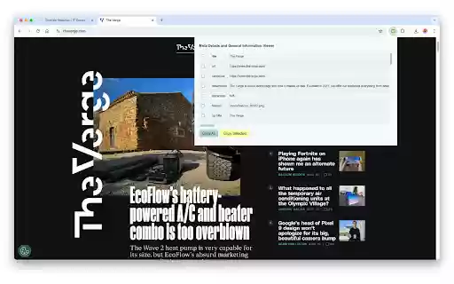 Meta Details Viewer from Chrome web store to be run with OffiDocs Chromium online Meta Details Viewer from Chrome web store to be run with OffiDocs Chromium online