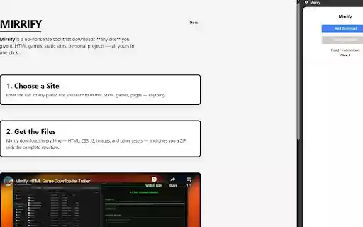 Mirrify from Chrome web store to be run with OffiDocs Chromium online Mirrify from Chrome web store to be run with OffiDocs Chromium online