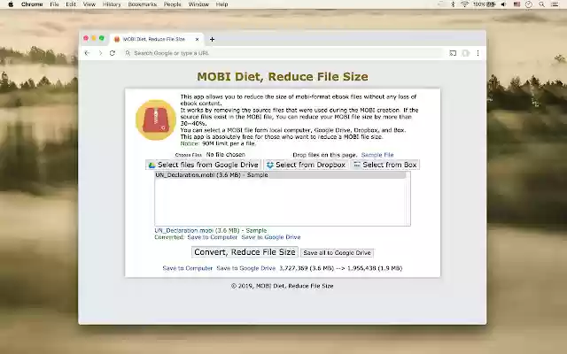 MOBI Diet, Reduce File Size from Chrome web store to be run with OffiDocs Chromium online MOBI Diet, Reduce File Size from Chrome web store to be run with OffiDocs Chromium online