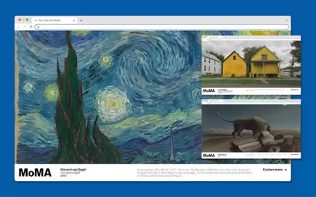 New Tab with MoMA from Chrome web store to be run with OffiDocs Chromium online New Tab with MoMA from Chrome web store to be run with OffiDocs Chromium online