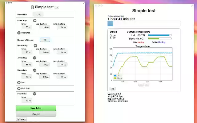 NinjaPCR from Chrome web store to be run with OffiDocs Chromium online NinjaPCR from Chrome web store to be run with OffiDocs Chromium online