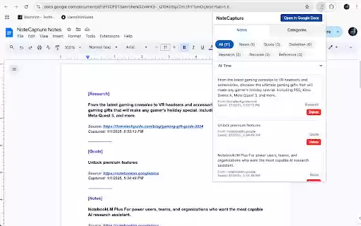 NoteCapture from Chrome web store to be run with OffiDocs Chromium online NoteCapture from Chrome web store to be run with OffiDocs Chromium online