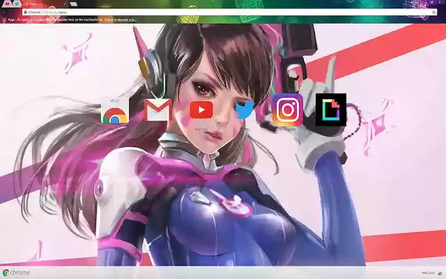 Overwatch D.VA Diva Cute NEW THEME 2017 from Chrome web store to be run with OffiDocs Chromium online Overwatch D.VA Diva Cute NEW THEME 2017 from Chrome web store to be run with OffiDocs Chromium online