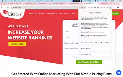 Page Info Extractor from Chrome web store to be run with OffiDocs Chromium online Page Info Extractor from Chrome web store to be run with OffiDocs Chromium online