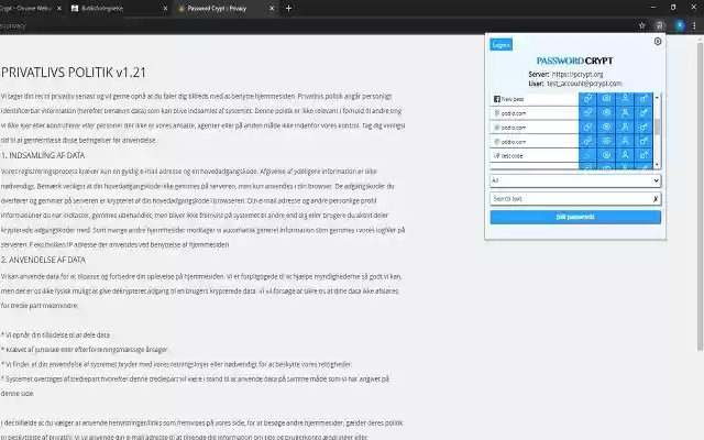 Password Crypt from Chrome web store to be run with OffiDocs Chromium online Password Crypt from Chrome web store to be run with OffiDocs Chromium online