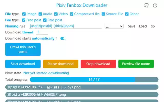 Pixiv Fanbox Downloader from Chrome web store to be run with OffiDocs Chromium online Pixiv Fanbox Downloader from Chrome web store to be run with OffiDocs Chromium online