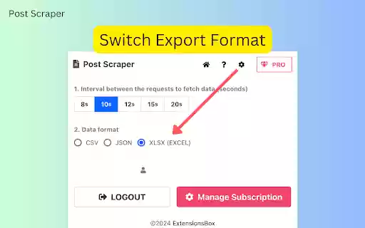 Post Scraper from Chrome web store to be run with OffiDocs Chromium online Post Scraper from Chrome web store to be run with OffiDocs Chromium online