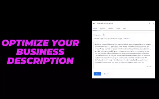 ProfilePro AI SEO Tool for Google Business Profile SEO from Chrome web store to be run with OffiDocs Chromium online ProfilePro AI SEO Tool for Google Business Profile SEO from Chrome web store to be run with OffiDocs Chromium online