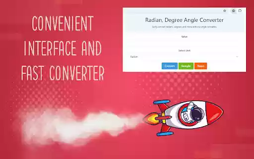 Radian, Degree Angle Converter from Chrome web store to be run with OffiDocs Chromium online Radian, Degree Angle Converter from Chrome web store to be run with OffiDocs Chromium online