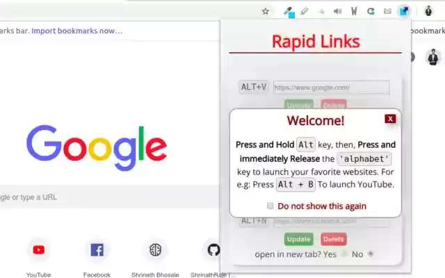 Rapid Links from Chrome web store to be run with OffiDocs Chromium online Rapid Links from Chrome web store to be run with OffiDocs Chromium online
