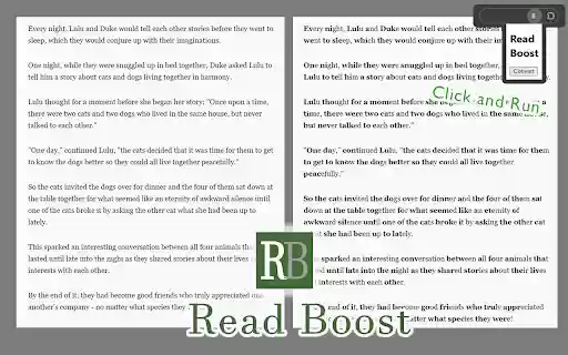 Read Boost from Chrome web store to be run with OffiDocs Chromium online Read Boost from Chrome web store to be run with OffiDocs Chromium online