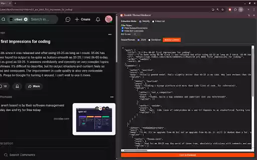 Reddit Thread Reducer from Chrome web store to be run with OffiDocs Chromium online Reddit Thread Reducer from Chrome web store to be run with OffiDocs Chromium online