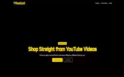 Reeltail: Shop Straight from YouTube Videos. from Chrome web store to be run with OffiDocs Chromium online Reeltail: Shop Straight from YouTube Videos. from Chrome web store to be run with OffiDocs Chromium online