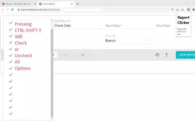 Report Clicker Plugin from Chrome web store to be run with OffiDocs Chromium online Report Clicker Plugin from Chrome web store to be run with OffiDocs Chromium online