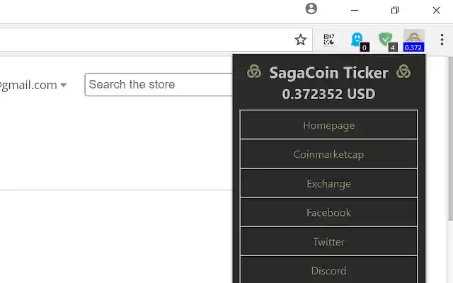 SAGA Ticker from Chrome web store to be run with OffiDocs Chromium online SAGA Ticker from Chrome web store to be run with OffiDocs Chromium online