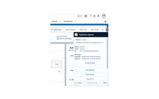 Salesforce inspector from Chrome web store to be run with OffiDocs Chromium online Salesforce inspector from Chrome web store to be run with OffiDocs Chromium online