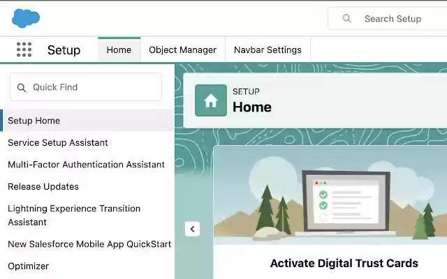 Salesforce smart setup navigation from Chrome web store to be run with OffiDocs Chromium online Salesforce smart setup navigation from Chrome web store to be run with OffiDocs Chromium online