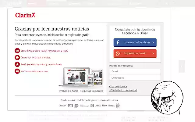 Saltar Modal de Clarín from Chrome web store to be run with OffiDocs Chromium online Saltar Modal de Clarín from Chrome web store to be run with OffiDocs Chromium online