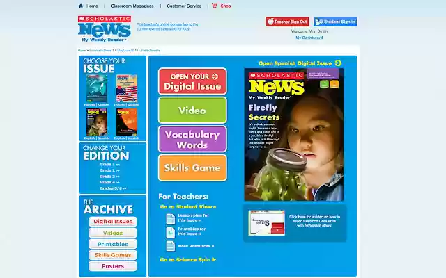 Scholastic Classroom Magazines from Chrome web store to be run with OffiDocs Chromium online Scholastic Classroom Magazines from Chrome web store to be run with OffiDocs Chromium online