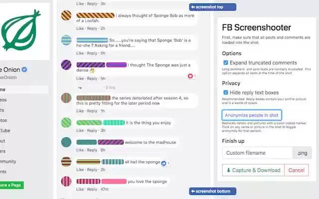 Screenshots for Facebook from Chrome web store to be run with OffiDocs Chromium online Screenshots for Facebook from Chrome web store to be run with OffiDocs Chromium online