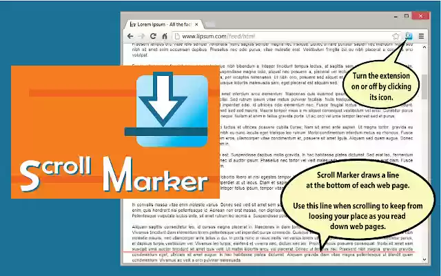 Scroll marker from Chrome web store to be run with OffiDocs Chromium online Scroll marker from Chrome web store to be run with OffiDocs Chromium online
