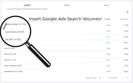 Search Console Volumes from Chrome web store to be run with OffiDocs Chromium online Search Console Volumes from Chrome web store to be run with OffiDocs Chromium online