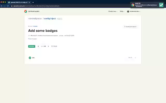 Semaphore CI Notifier from Chrome web store to be run with OffiDocs Chromium online Semaphore CI Notifier from Chrome web store to be run with OffiDocs Chromium online