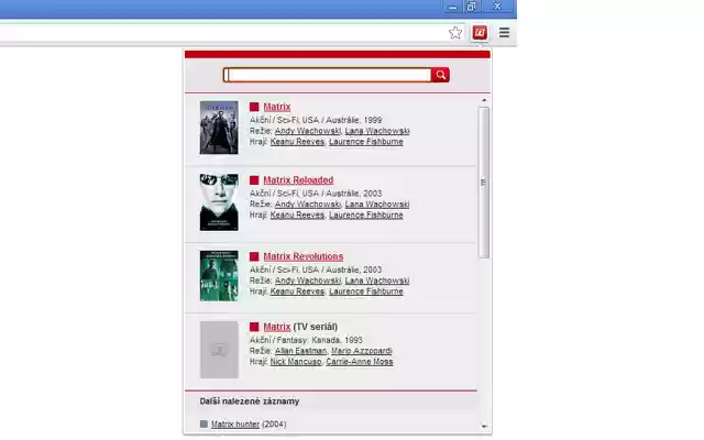 ČSFD Vyhledávač from Chrome web store to be run with OffiDocs Chromium online ČSFD Vyhledávač from Chrome web store to be run with OffiDocs Chromium online