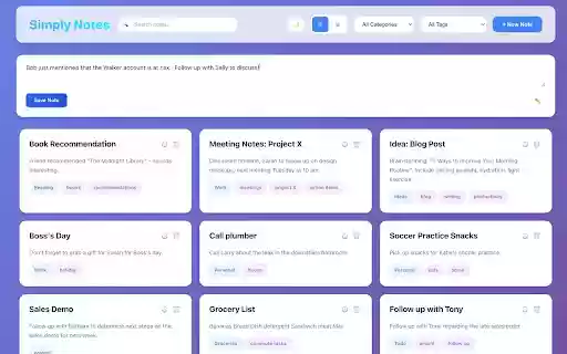 Simply Notes from Chrome web store to be run with OffiDocs Chromium online Simply Notes from Chrome web store to be run with OffiDocs Chromium online