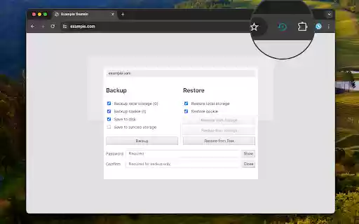 Site Storage Backup from Chrome web store to be run with OffiDocs Chromium online Site Storage Backup from Chrome web store to be run with OffiDocs Chromium online