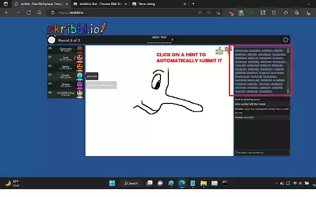 Skribbl.io Cheats from Chrome web store to be run with OffiDocs Chromium online Skribbl.io Cheats from Chrome web store to be run with OffiDocs Chromium online