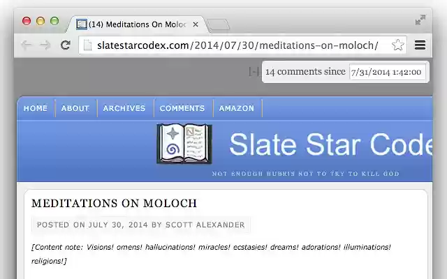 SlateStarComments from Chrome web store to be run with OffiDocs Chromium online SlateStarComments from Chrome web store to be run with OffiDocs Chromium online