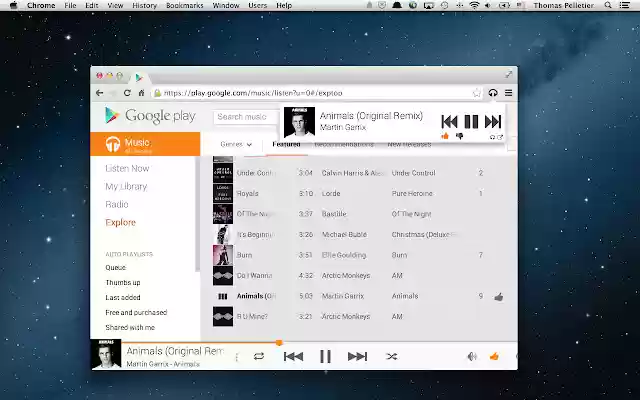 Small Player for Google Music™ from Chrome web store to be run with OffiDocs Chromium online Small Player for Google Music™ from Chrome web store to be run with OffiDocs Chromium online