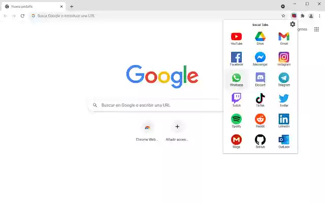 Social Tabs from Chrome web store to be run with OffiDocs Chromium online Social Tabs from Chrome web store to be run with OffiDocs Chromium online