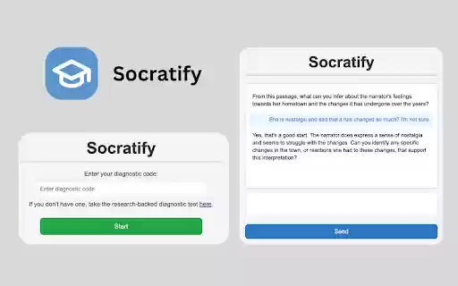 Socratify from Chrome web store to be run with OffiDocs Chromium online Socratify from Chrome web store to be run with OffiDocs Chromium online